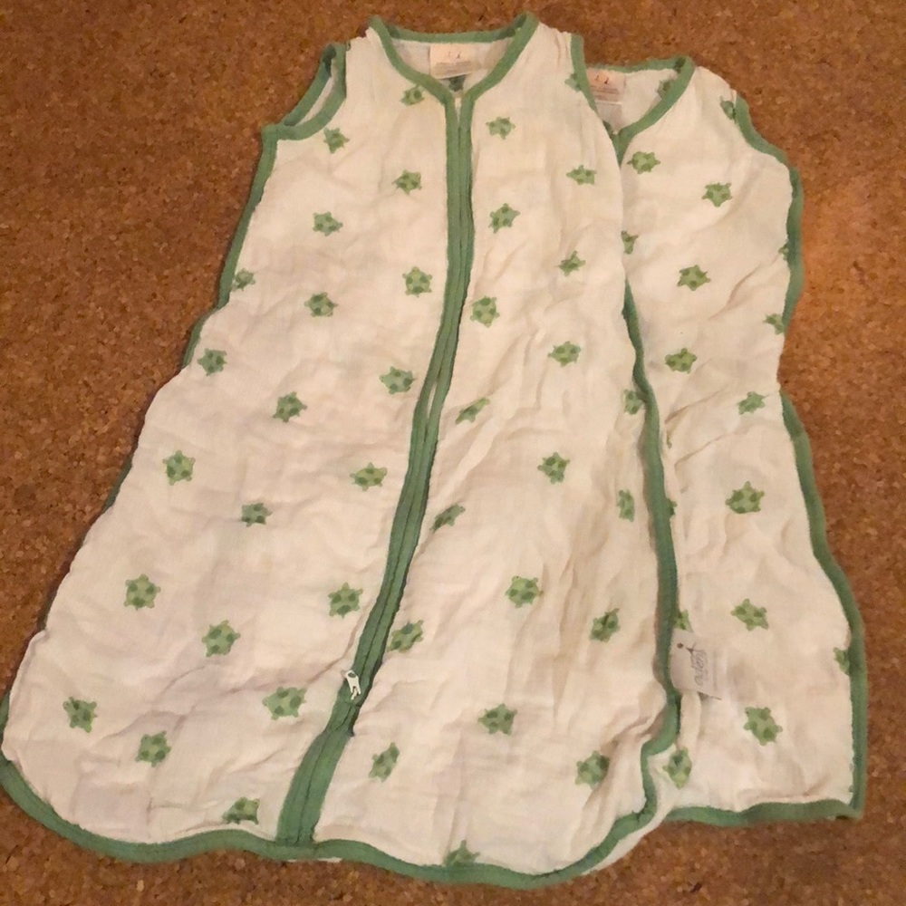 Aden + Anais turtle sleepsacks